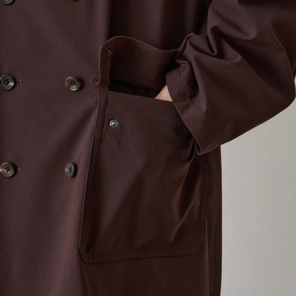 White Mountaineering SOLOTEX DOUBLE BREASTED COAT