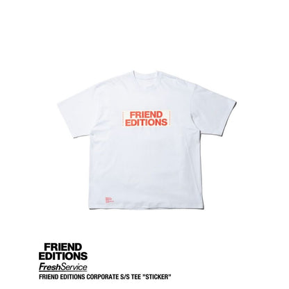 FreshService × FRIEND EDITIONS "FRIEND EDITIONS CORPORATE S/S TEE " STICKER""