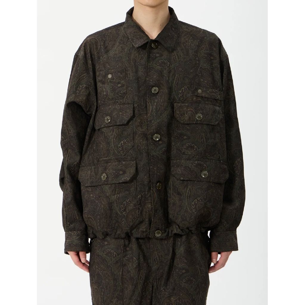 DAIWA PIER39 TECH FLYING SHIRT CORDUROY PAISLEY BE-88026W