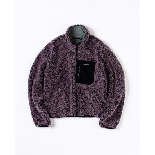 ANACHRONORM REVERSIBLE BOA JACKET PURPLE