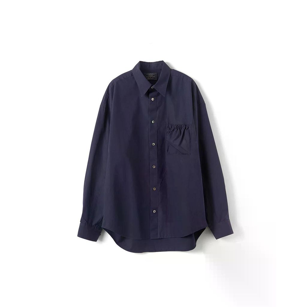 refomed WRIST PATCH SLOUCH SHIRT
