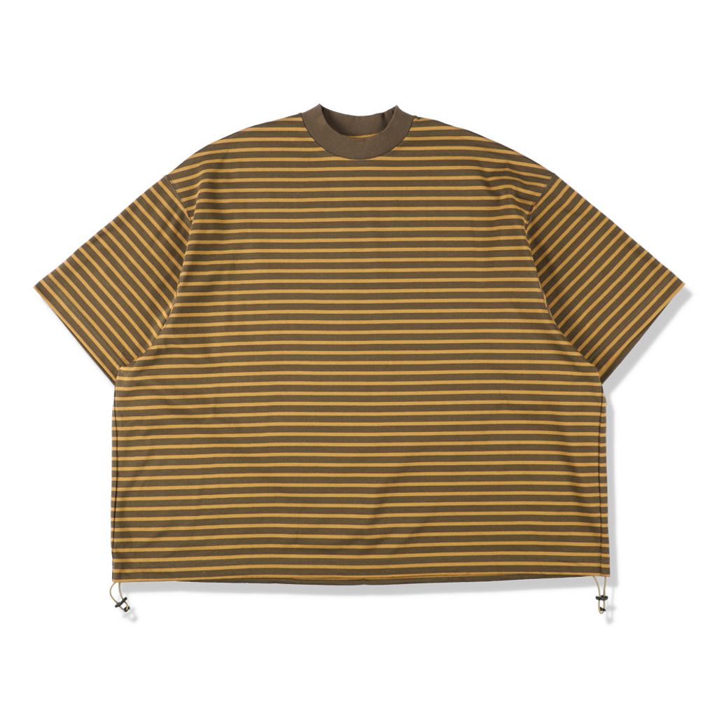 is-ness BALLOON STRIPES T SHIRT