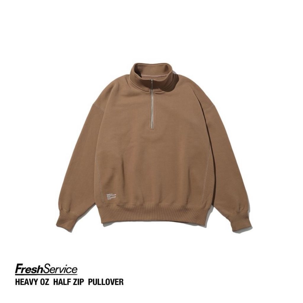 FreshService  "HEAVY OZ HALF ZIP PULLOVER"