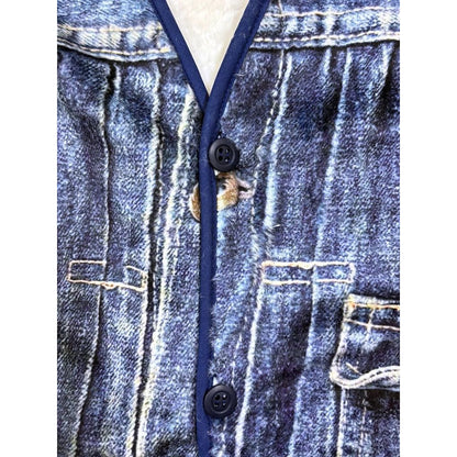 TALKING ABOUT THE ABSTRACTION TRANSFER FUR CARDIGAN SOUVENIR JACKET