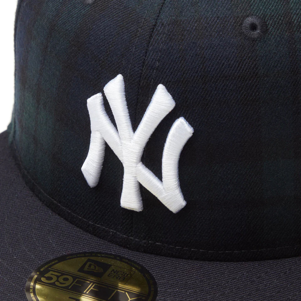 NEW ERA  59FIFTY Powered by GORO NAKATSUGAWA（min-nano）ニューヨーク・ヤンキース ブラックウォッチ ネイビーバイザー