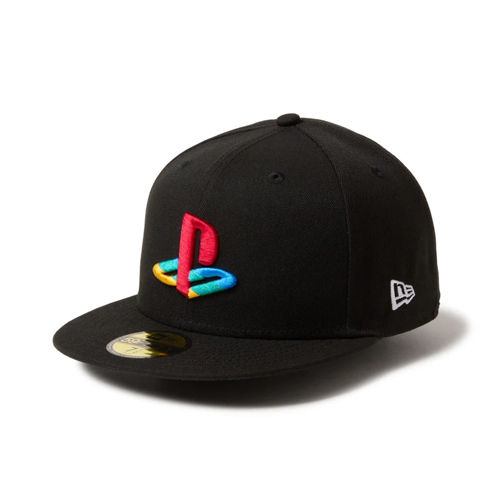 NEW ERA 59FIFTY PlayStation プレイステーション ファミリーマーク マルチカラー ブラック