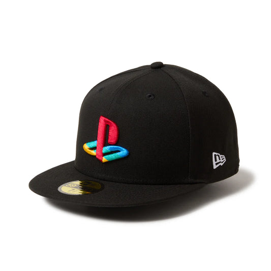 NEW ERA 59FIFTY PlayStation プレイステーション ファミリーマーク マルチカラー ブラック