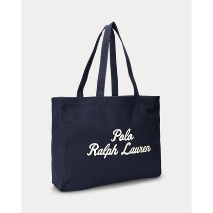 POLO RALPH LAUREN エンブロイダリー キャンバス トート（NEWPORT NAVY）