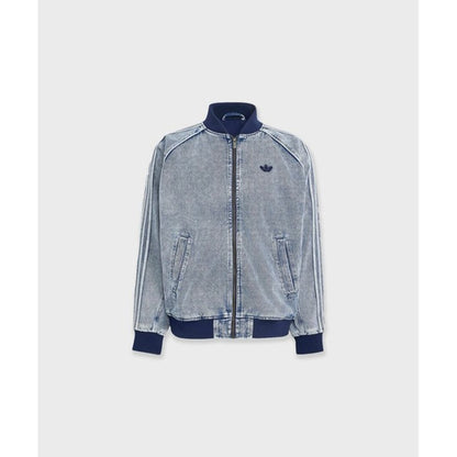 adidas Originals メンズ スリーストライプス トラックトップ（ジャージ）　ライトデニム　