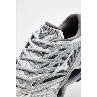 MIZUNO WAVE PROPHECY LS(ライトグレー×シルバー×ホワイト)