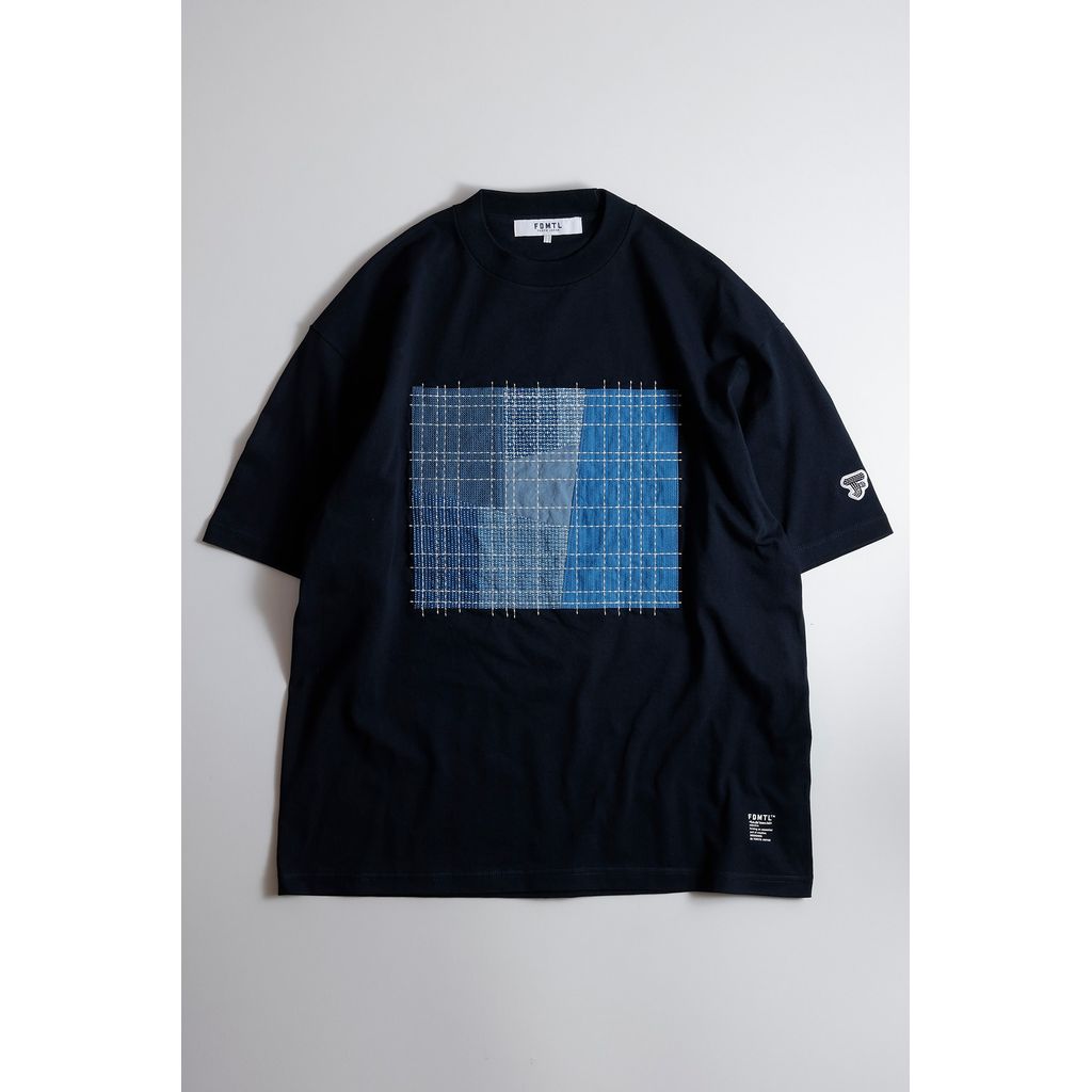FDMTL SASHIKO PATCHWORK TEE