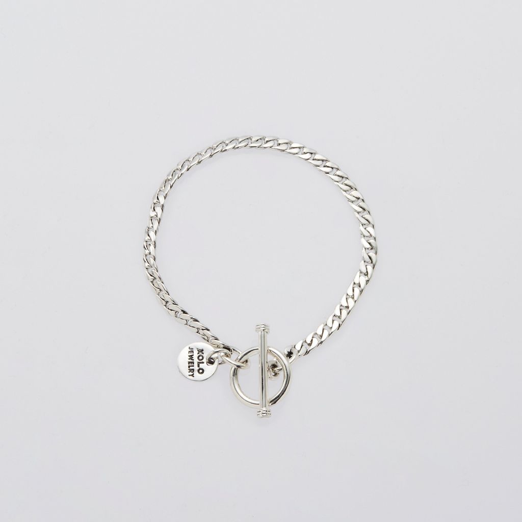 XOLO JEWELRY  Basic Link Bracelet 4mm 19cm