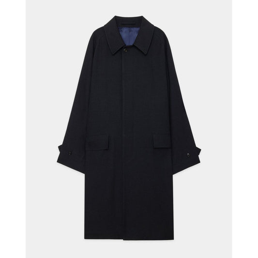 marka Tumbled Wool Serge Raglan Sleeve Coat