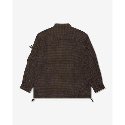 COMME DES GARCONS HOMME Cotton Napped Check Shirts（Brown）