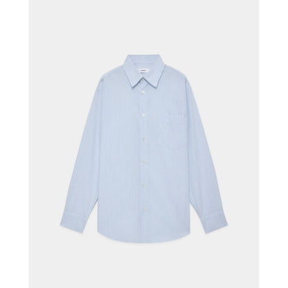 marka Organic Cotton Stripe Regular Collar Shirt M26A05SH01C