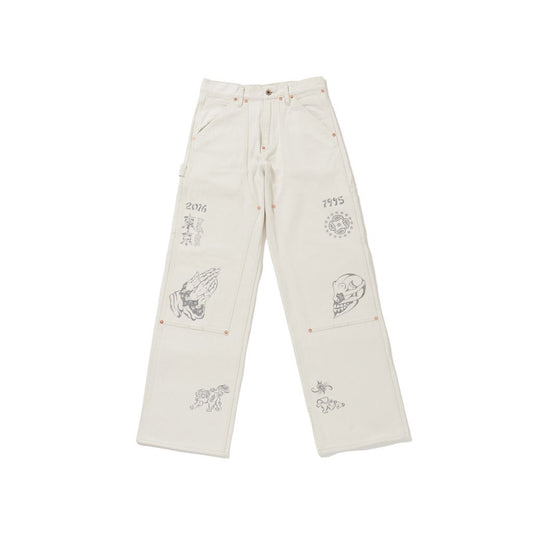 SUGARHILL TATTOO FLASH PRINT MODERN DENIM PAINTER