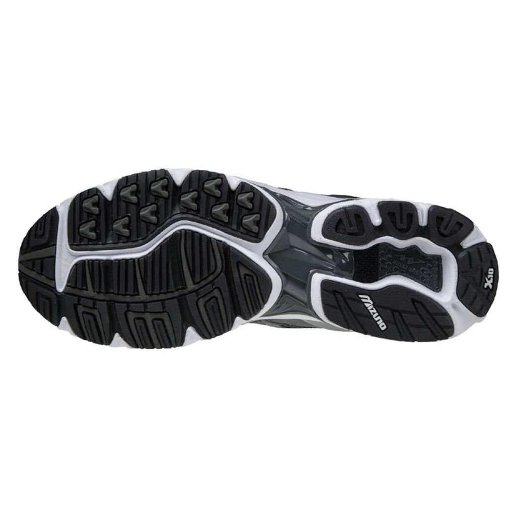 MIZUNO WAVE RIDER 10(ホワイト×ブラック×シルバー)