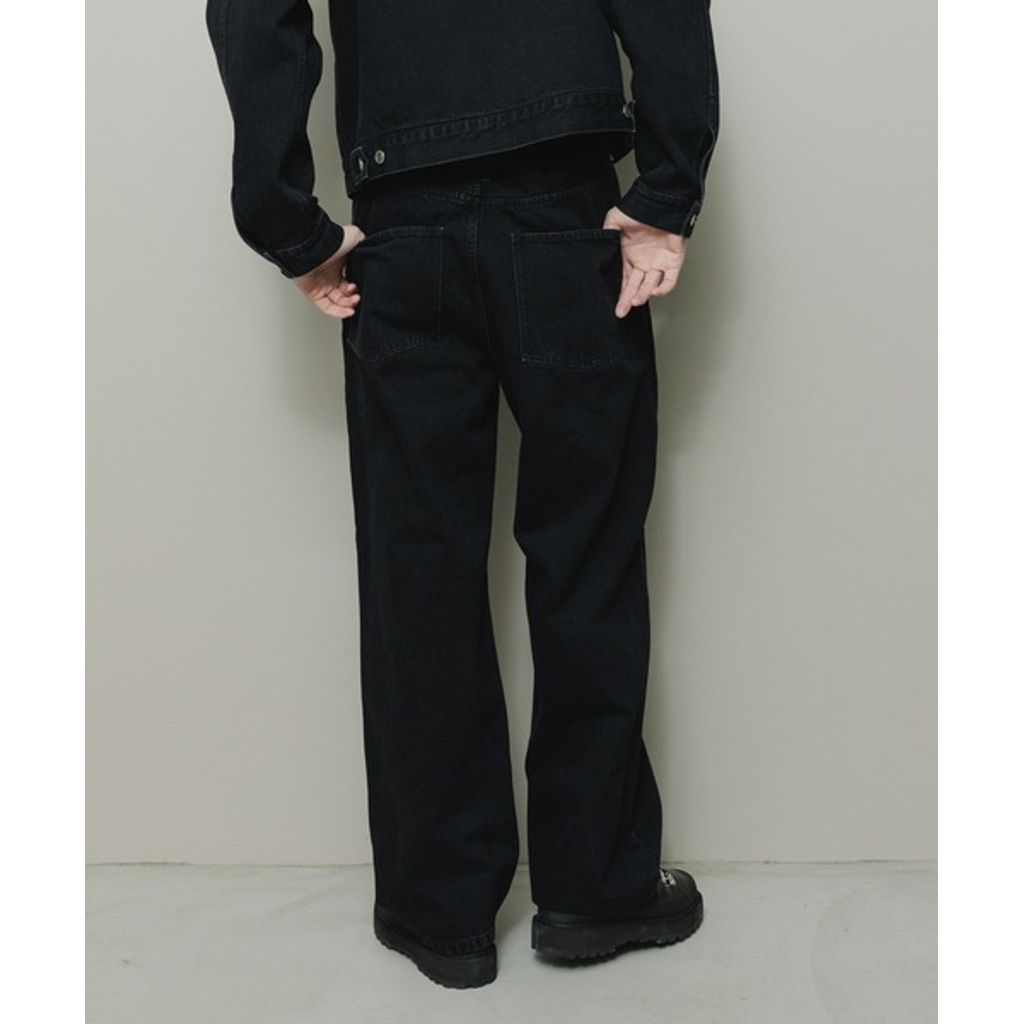 BAL 12OZ STRAIGHT LEG 5P WASHED JEAN