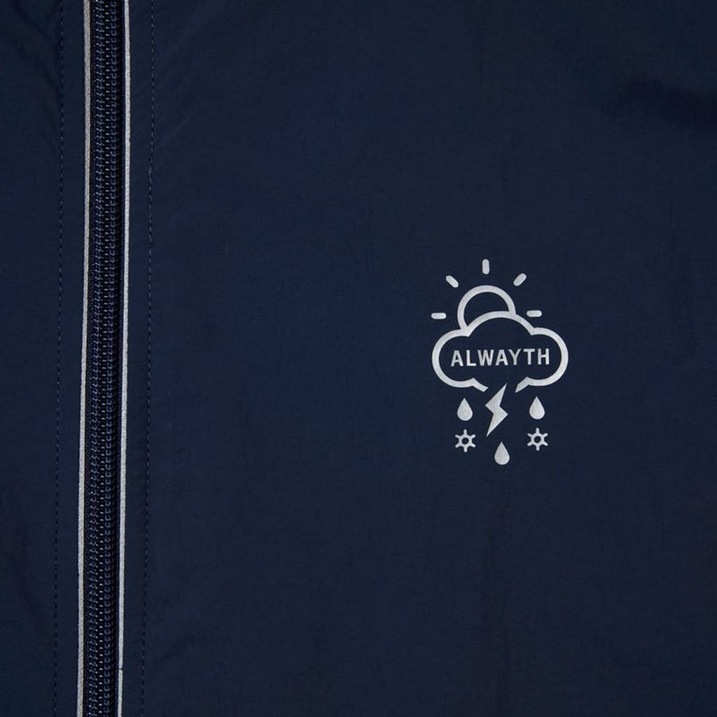 ALWAYTH / TRAINING JACKET ＆ PANTS SET / REFLECT PRINTED / NAVY