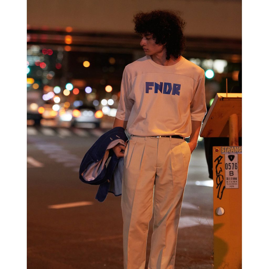 FOUNDOUR T/C TWILL TUCK TROUSERS