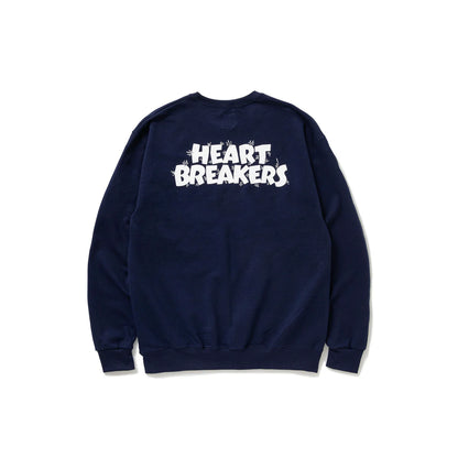 BEDWIN & THE HEARTBREAKERS L/S PRINTED C-NECK SWEAT "KING"