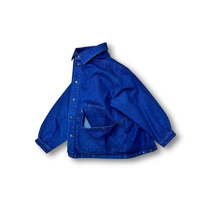 Poliquant THE DEFORMED POCKETS DENIM SHIRT JACKET 2602007