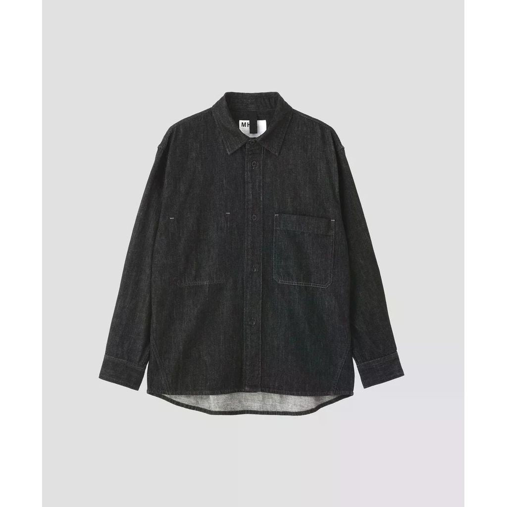 MHL. CANTON LIGHT DENIM SHIRT