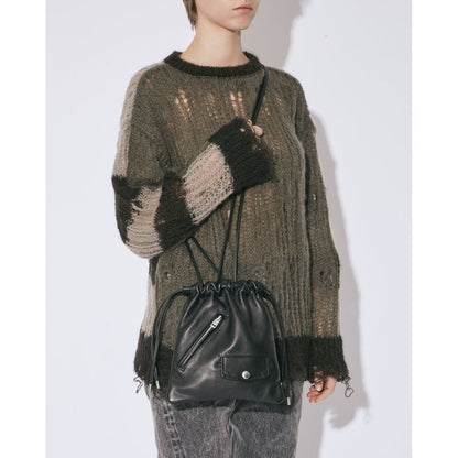 beautiful people  excerption riders drawstring bag