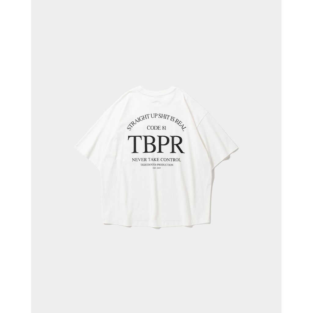 TIGHTBOOTH  STRAIGHT UP S/S T-SHIRT SS26-T04