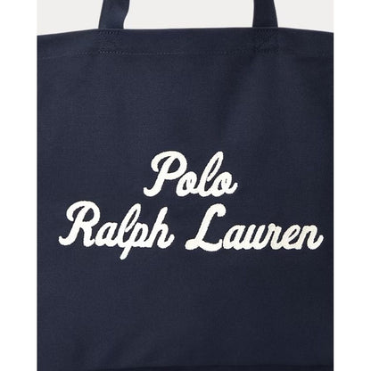 POLO RALPH LAUREN エンブロイダリー キャンバス トート（NEWPORT NAVY）