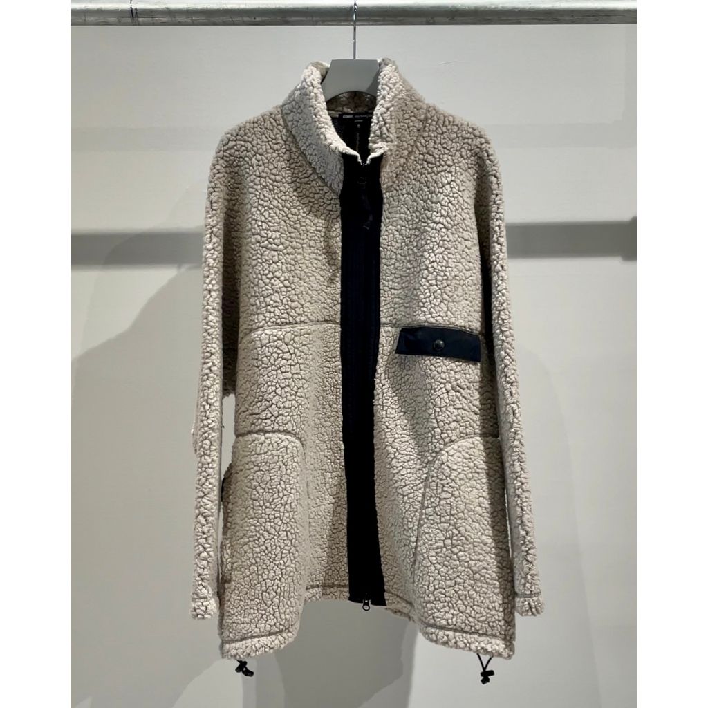 COMME des GARCONS HOMME コットンウールボア ブルゾン（L.GREY）