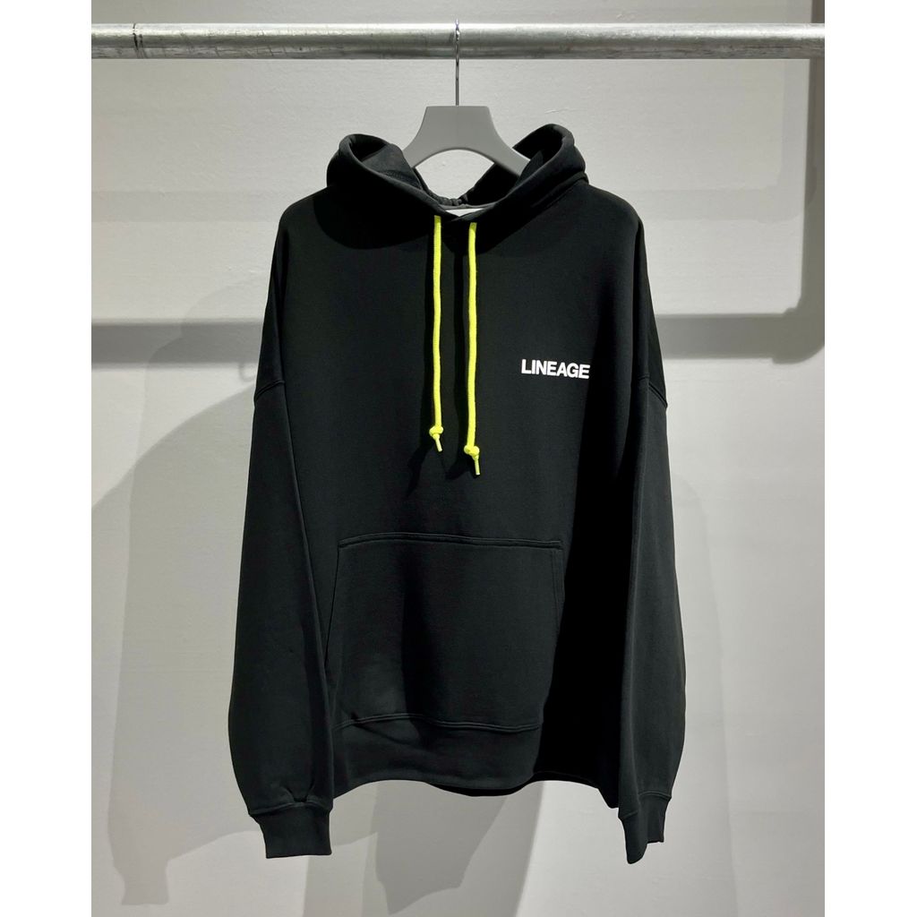 TSUTOMU MORIYA × LINEAGE CORE SP ABSTRACT HOODIE（BLACK）