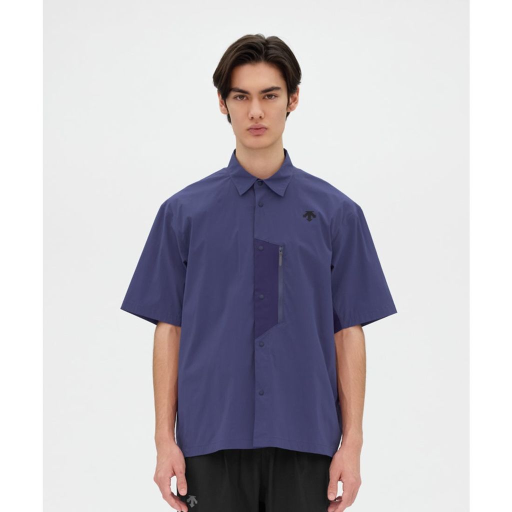 DESCENTE ALLTERRAIN 81 WIND SHELL H/S SHIRT PB