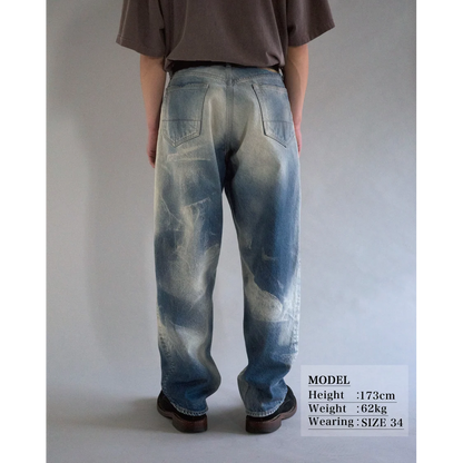 ANACHRONORM CONTEXT-003N-R2 SUNFADED 80's WIDE 5P PANTS