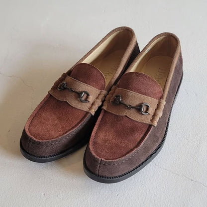 VOO CRAZY LOAFER by HARUTA BROWN COMBO