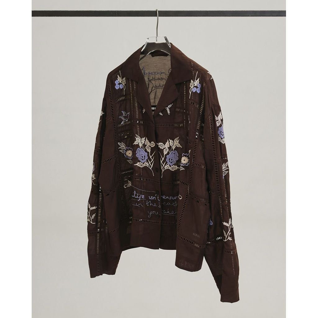 TODAYFUL Embroidery Patchwork Shirts