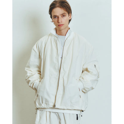 is-ness MILITARY ZIP SHIRT