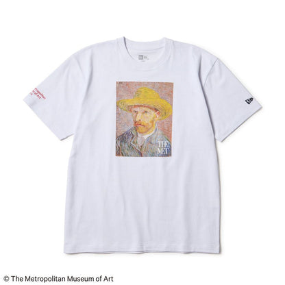 NEW ERA  半袖 コットン Tシャツ The Met フィンセント・ファン・ゴッホ ホワイト レギュラーフィット