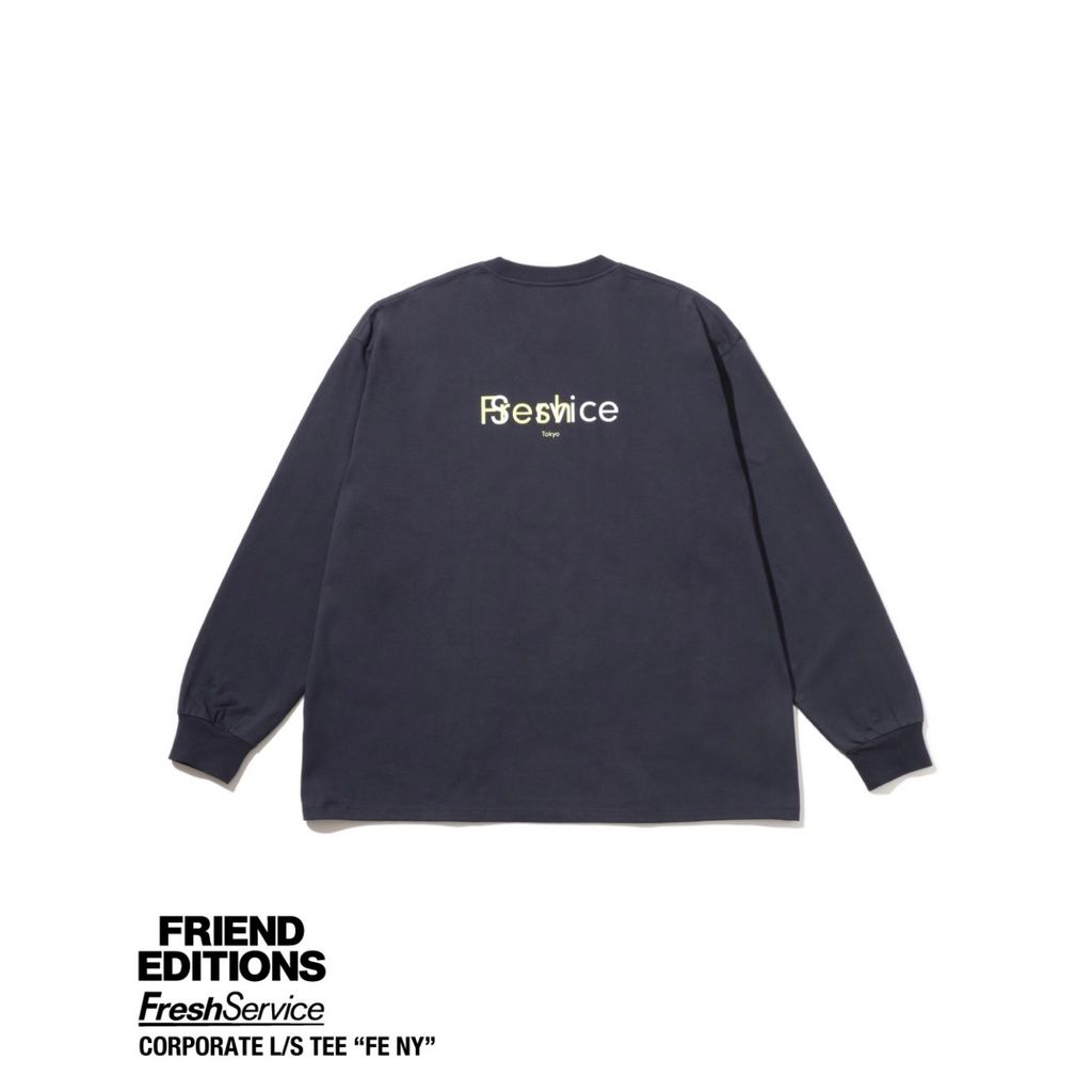 FreshSevice × FRIEND EDITIONS CORPORATE L/S TEE "FE NY"