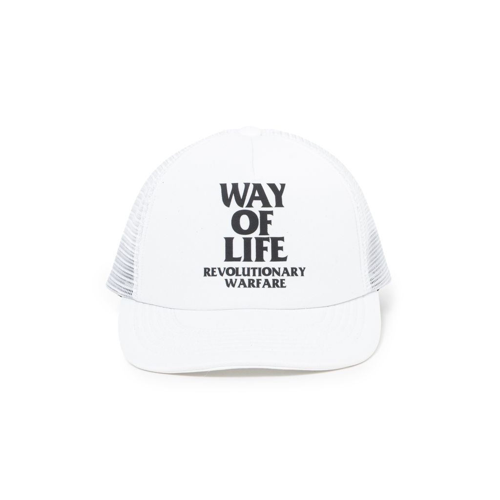 RATS MESH CAP "WAY OF LIFE" （WHITE）