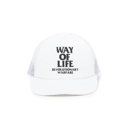 RATS MESH CAP "WAY OF LIFE" （WHITE）