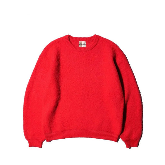TOWNCRAFT MOHAIR SHAGGY CREW SWEATER