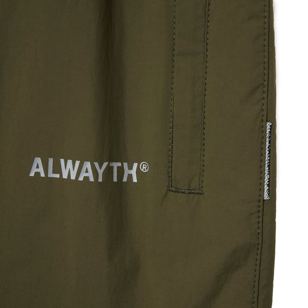 ALWAYTH / TRAINING JACKET ＆ PANTS SET / REFLECT PRINTED /  OLIVE