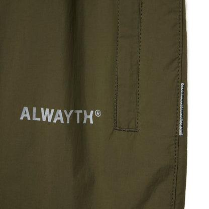 ALWAYTH / TRAINING JACKET ＆ PANTS SET / REFLECT PRINTED /  OLIVE