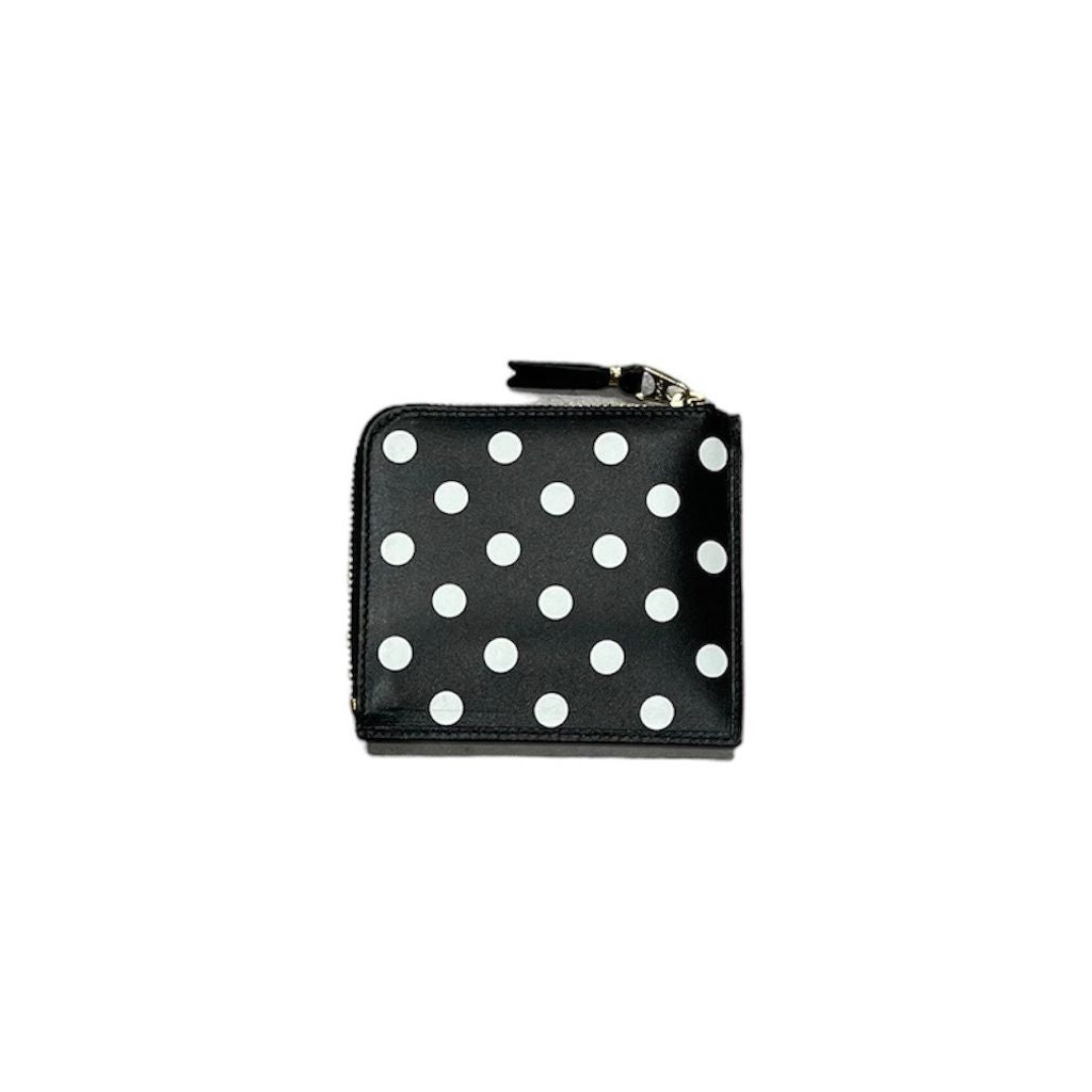 Wallet COMME des GARCONS CDG WALLET Polka Dots Printed Black