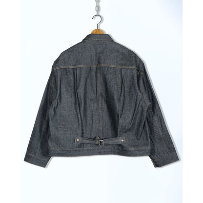 ANDFAMILYS Denim Jacket Record1 -Black-