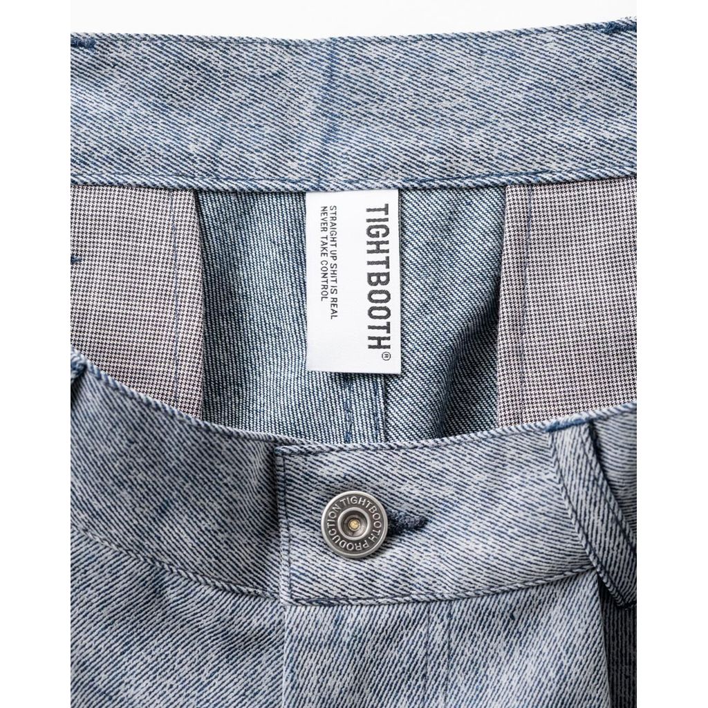 TIGHTBOOTH FLOCKY DENIM BALLOON PANTS