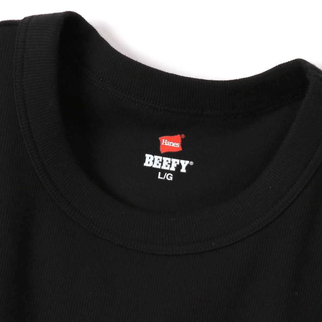 Hanes  BEEFY ビーフィー リブTシャツ