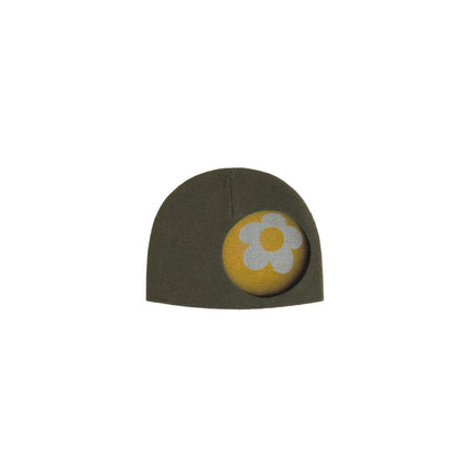 VANDY THE PINK Flower Ball Beanie