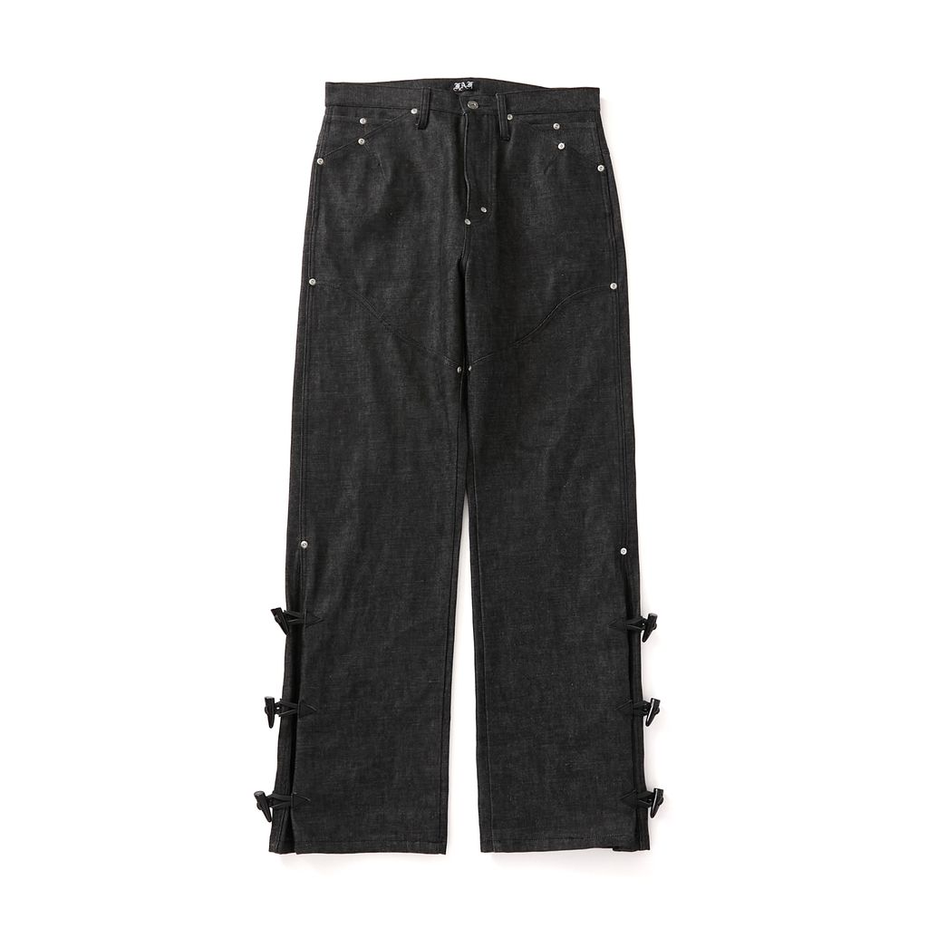 FAF NEWCOMMUNE Wide Leg Denim Pants Rigid